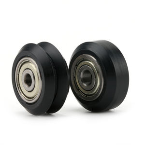 Parti per Stampante 3D, Ruota <span class=keywords><strong>in</strong></span> <span class=keywords><strong>Plastica</strong></span> CNC POM MR105ZZ 625ZZ, Cuscinetto V-slot con Foro da 5mm, Ingranaggio Passivo Rotondo, Puleggia - Product Image 6