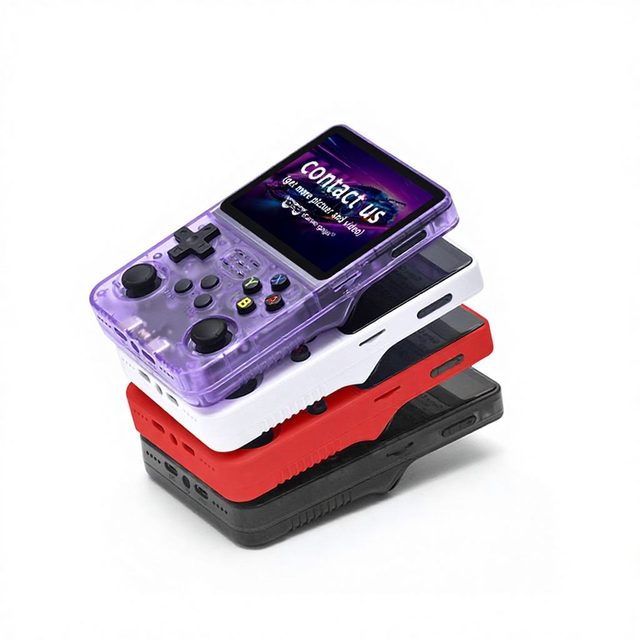 R36HD TV Output IPS 3.5"  Screen Handheld Game Console 64GB Linux OS 640x480 20000 Built-in Games 3000mAh Gaming Player