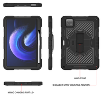 Hot 360 °   Étui rotatif pour tablette avec dragonne et bandoulière amovible pour Xiaomi Redmi Pad 2 11 pouces 2025