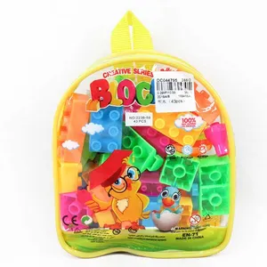 Neueste pädagogische DIY Ziegel Spielzeug Günstige Kinder Intellekt Blöcke Spielzeug Rucksack Kunststoff Kunststoff Puzzle