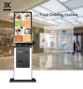 Ecuador Dominican Romania US Dollar Malaysia Indonesia XOF EUR Mexico Currency 32 Inch Food Ordering Machine with Bill Payment