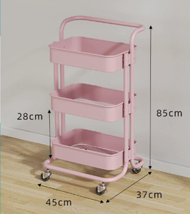 Home-use small car bedroom and living room <b>storage</b> rack mobile miscellaneous <b>storage</b> and organization rack - Product Image 6