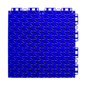 Baldosa de suelo de PP para bádminton, baldosa entrelazada para patinaje, tenis, baloncesto, voleibol, patio de guardería