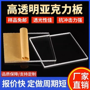 Acrylic <b>Sheet</b> Transparent Crystal PMMA Board Thick <b>Mirror</b> Finish Cuttable For Crafting And Display - Product Image 5