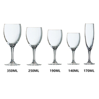 Verres à Vin en Gros Luminarc Personnalisables Estampage Or Gravure Laser Verres à Vin Rouge, Champagne et Cocktail Lot de 6 Coffret Cadeau