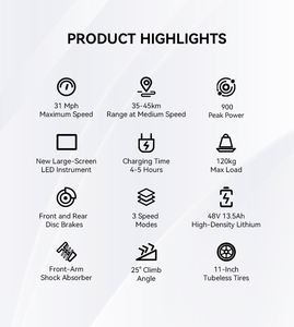 Scooter Eléctrico Plegable Todoterreno T10 OOTD Barato de Almacén en EE. UU., Trotinette Electrique, Skateboard Eléctrico para Adultos - Product Image 2