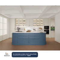 Meubles de cuisine modulaires en MDF ignifuge et écologique, avec comptoir en verre et résine, pour cuisine italienne, fournis directement par l'usine