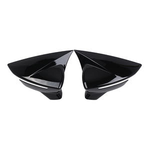 Cubierta de espejo retrovisor para Seat Leon 2013-2020, ABS, juego completo, instalación con pegamento o tornillos - Product Image 1