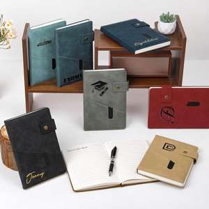 Fashionable High-Grade Custom Logo <b>Notebook</b> Personalized Promotional Gift <b>A5</b> <b>Lined</b> Leather <b>Notebook</b> - Product Image 2