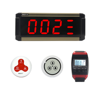D'appel sans fil Système D'appel Serveur Serveur Service Système De Radiomessagerie pour Restaurant Récepteur De Montre-Bracelet boutons D'appel