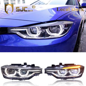 SJC Auto voiture accessoires phare modifié Angel Eye LED feux diurnes pour BMW série 3 F30 F35 2012-2018 phare - Product Image 1
