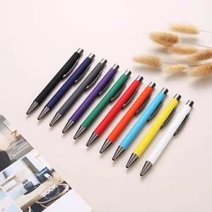Stylos gel rétractables avec logo personnalisé - Stylos colorés en gros pour étudiants et cadeaux promotionnels - Product Image 2