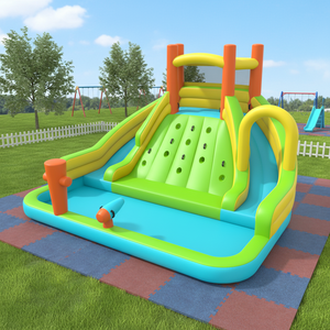 Casa de Brinco Inflable, Tobogán Acuático Ecológico con Capacidad para 1-4 Personas, Juguete Infantil Divertido para Exteriores de Buena Calidad, Castillo Inflable - Product Image 1