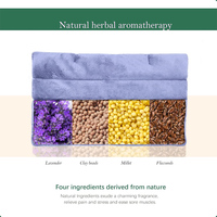 Coussin chauffant Fournitures médicales Pack de chaleur Perles d'argile pour micro-ondes Enveloppement corporel pour le cou et les épaules