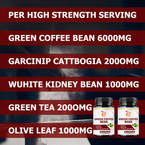 Cápsulas de Café Verde Puro de Fábrica, Suplemento para Adelgazar, Aumenta los Niveles de Energía, Refuerza la Inmunidad - Product Image 4
