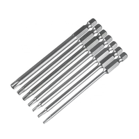 Pabrik disesuaikan 100MM seri Torx magnetik satu ujung sekrup bit kelas industri dengan kinerja kuat obeng OEM