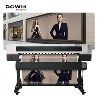 Impresora de Inyección de Tinta de Formato Grande de 1800 mm (72 Pulgadas) con Cabezal de Impresión I3200 para Papel PP, Vinilo, Adhesivos para Automóviles, Pancartas, Flexo, Eco Solvente