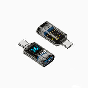 Adaptateur d'affichage numérique USB 3.2 10 Gbps, convertisseur de données et de charge rapide USB mâle vers femelle 60 W, adaptateur C pour PC portable - Product Image 5