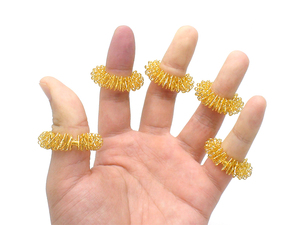 Heißer Verkauf Finger Massage Ring Akupunktur Ring Gesundheit Pflege Körper Massager Entspannen Hand Massage Finger verlieren Gewicht - Product Image 4