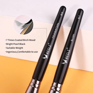 BEILI NOUVEAU Luxe 40 PIÈCES Ensemble de pinceaux de <span class=keywords><strong>maquillage</strong></span> professionnels personnalisables avec logo Kits de personnalisation cosmétique <span class=keywords><strong>Pinceau</strong></span> de mélange de <span class=keywords><strong>maquillage</strong></span> Étiquette privée - Product Image 3