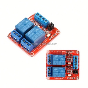 Módulo de Relé Zopro de 2 Canales y 5V con Montaje SMD, Admite Activación por Nivel Alto y Bajo y Aislamiento por Optoacoplador - Product Image 2