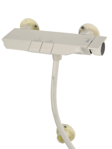 Miscelatore Doccia a Pannello in Acciaio Inossidabile Bianco Lattiginoso con Pulsanti, Monocomando, Montaggio a Parete, Soffione a Pioggia per Ristrutturazione <span class=keywords><strong>Casa</strong></span> - Product Image 3