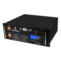 Accumulateurs Batterie pour système solaire Batterie 48v montée en rack Batterie au lithium 15kw