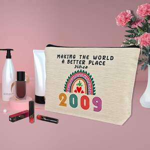Regalo de 17 Años para Chicas - Bolsa de Viaje para <span class=keywords><strong>Maquillaje</strong></span> y Cosméticos, Material de Toalla, Estilo Moderno y Divertido - Product Image 6