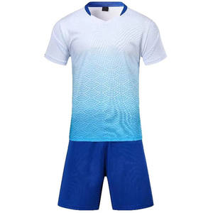 Uniforme de Fútbol con Cuello en V de Poliéster 100% de Secado Rápido, Impresión Digital de Alta Calidad, Unisex, Transpirable, Nombre del Equipo Personalizado, Servicio OEM - Product Image 4