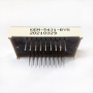 Siêu màu xanh lá cây 0.54 inch 3 chữ số 14 đoạn chữ và số LED hiển thị Houkem-5431-A/BSG - Product Image 4