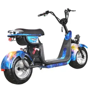 YIDE Kick Scooter 2000W Citycoco Electric Scooter Off Road Factories Phat Scooter 1500W Price In China With Removable Battery