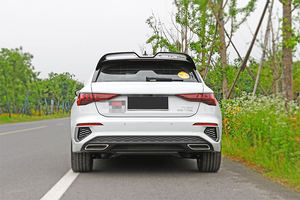 Alerón trasero para techo de maletero de coche para Audi <span class=keywords><strong>A3</strong></span> Hatchback 2021 2022 <span class=keywords><strong>2023</strong></span> 2024 ABS, accesorios de modificación Exterior de ala trasera de coche - Product Image 5