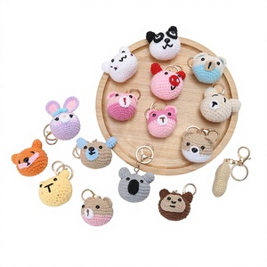 Porte-clés poupée en laine crochetée style dessin animé, pendentif mignon pour sac et vêtements, boucle de suspension, décoration de voiture, accessoires en gros 31cm-50cm - Product Image 1