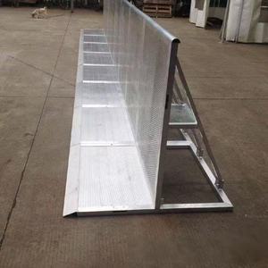 Açık hava konserleri ve kafes için taşınabilir katlanabilir alüminyum alaşım kalabalık kontrol bariyeri kamu etkinlikleri için güvenli görüntüler - Product Image 4