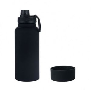 Botella de agua aislada al vacío de doble pared de acero inoxidable 304 sin BPA, tapa de matraz de diseño americano, regalos de bebidas de viaje de negocios - Product Image 2