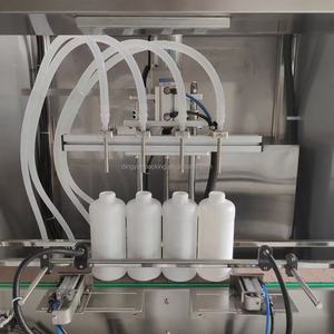 Machine de remplissage automatique horizontale à 4 têtes et 4 buses pour liquides (bouteilles de produits cosmétiques, liquides buccaux, <span class=keywords><strong>sauce</strong></span> soja) avec pompe magnétique - Product Image 4