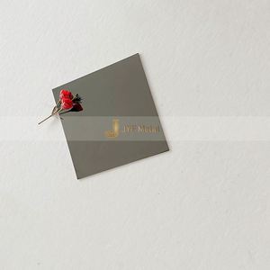 Placa de Espejo de Acero Inoxidable de Titanio Negro M78, 8K Reflectante, Antihuellas, Estándar JIS, para Interiores de Ascensores, Corte y Doblado - Product Image 1