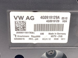 Plc R0043000 4g0919129a <span class=keywords><strong>Radio</strong></span> A7 Sportback 3.0 <span class=keywords><strong>Tdi</strong></span> 1 Pièce sous Garantie - Product Image 2