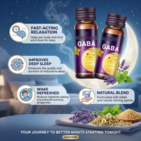 OEM GABA L-Théanine Calm Drops – Complément Halal Liquide Oral pour le Sommeil et la Santé Cérébrale à base d'Acide Gamma-Aminobutyrique (GABA) – Prix Spécial
