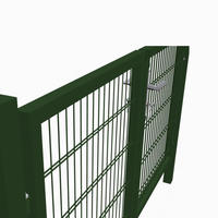 Portail de jardin à double battant en treillis certifié CE, faible entretien, anti-corrosion, pour ferme et villa