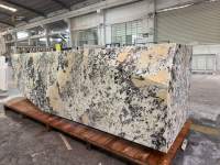 Encimera de Cuarzo Patagonia Translúcido YUSHI, Piedra Exótica con Facetas de Diamante, para Proyectos de Hoteles de Lujo