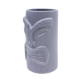 Mug Tiki en Céramique Perlée Mate, Design <span class=keywords><strong>Original</strong></span> Fait Main Hawaïen, Vente en Gros Personnalisée pour Cocktails - Product Image 2