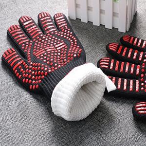 Gants de sécurité antidérapants en gel de silicone résistant à la chaleur et ignifuge pour barbecue, four et cuisine - Product Image 2