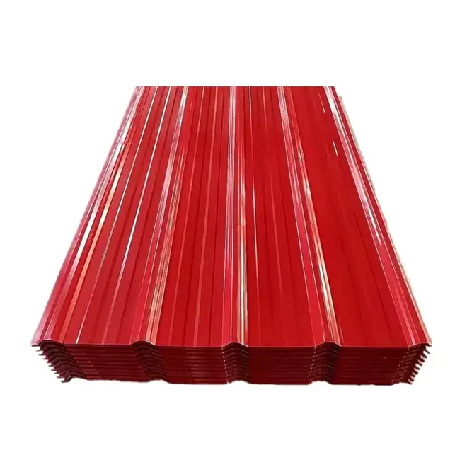 design Popular Prime Zinc Coated Colorful Cold Rolled Hot Dip GI Galvanized Corrugated Steel Metal Roof tiles Sheet