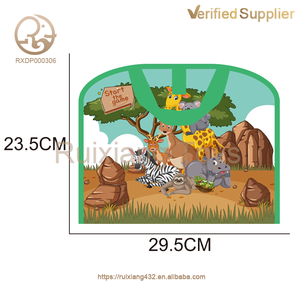 水彩アルバムアニマルスタイル絵本カラフルな絵画執筆おもちゃ魔法ペンで男の子の女の子のための教育図面 - Product Image 4