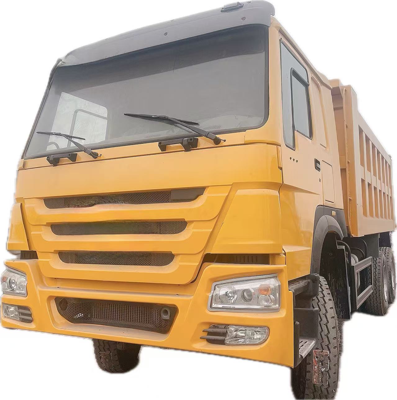 10-колесные самосвалы Sinotruk Howo, 25-тонный самосвал 371 375 л.с., дизельное топливо 6 х4, 10 шин для доставки песка