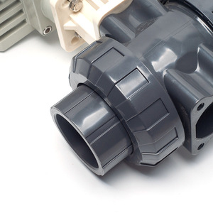 วาล์วบอลไฟฟ้า PVC รุ่น Q911F ขนาด 1 นิ้ว แบบเกลียว สำหรับสารกรดอ่อนและสารด่าง ใช้ในระบบบำบัดน้ำ พร้อมการป้องกันระดับ IP68 - Product Image 3