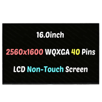 شاشة عرض LCD غير تعمل باللمس مقاس 16.0 بوصة طراز NE160QDM-NY3 بدقة 2560×1600 WQXGA مع 40 دبوسًا للاستبدال