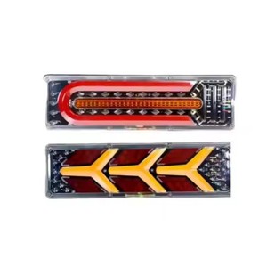 Feu arrière LED multifonctionnel pour remorque, avec fonctions d'arrêt, de recul, de direction et d'indication dynamique pour camion de transport - Product Image 1