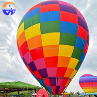 Ballon à air chaud gonflable personnalisé en tissu Oxford, impression numérique durable, avec souffleur, pour publicité extérieure